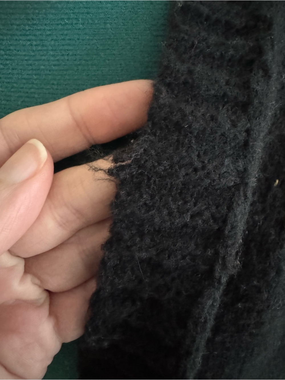 Black Pumpkin Knit Cardigan Sweater - Picture 4 of 9
